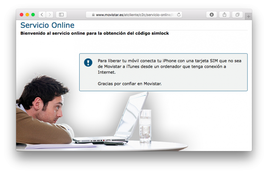 Liberación de iPhone de Movistar gratis con iTunes
